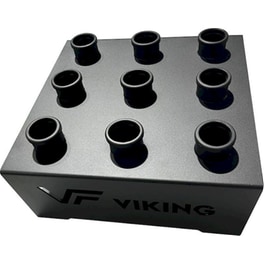 Βάση για 9 Μπάρες Βαρών Viking 9 BWS-105819 Επιδαπέδια 48x48x25cm