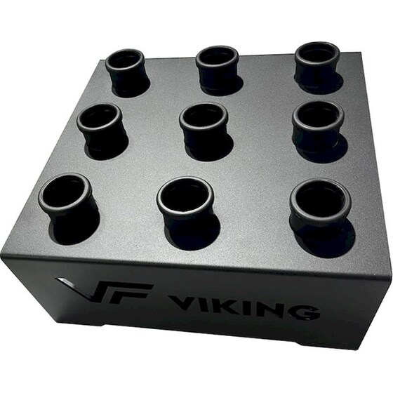 Βάση για 9 Μπάρες Βαρών Viking 9 BWS-105819 Επιδαπέδια 48x48x25cm image 0
