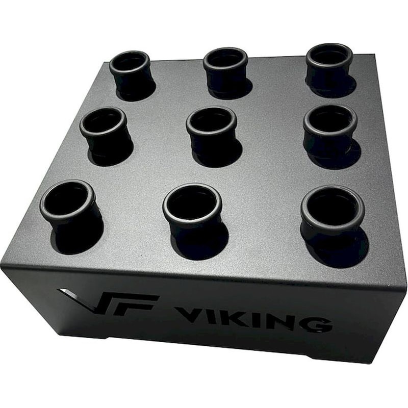 VIKING Βάση για 9 Μπάρες Βαρών Viking 9 BWS-105819 Επιδαπέδια 48x48x25cm