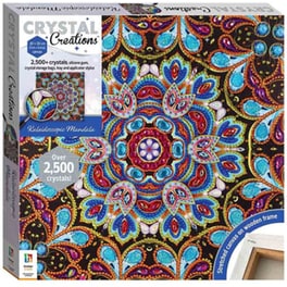 Crystal Creations Canvas: Kaleidoscopic Mandala