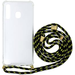 Θήκη Samsung Galaxy A20/Galaxy A30 - Ancus Crossbody με Κορδόνι - Transparent