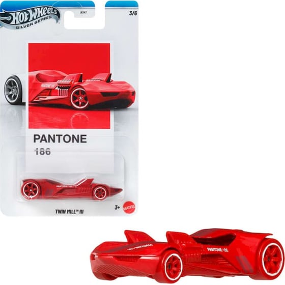 Mattel Hot Wheels x Pantone Silver Series Συλλεκτικά Αυτοκινητάκια 1:64 - Τυχαία Επιλογή Σχεδίου image 3