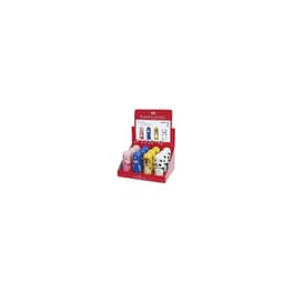 Ξύστρα Faber Castell με Γόμα Faces Ζωάκια (1 Τεμάχιο)