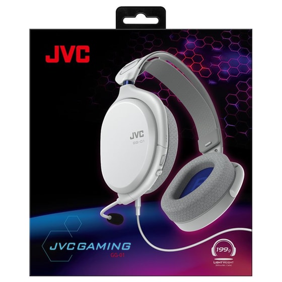 JVC GG-01 Gaming Ενσύρματα Ακουστικά 3.5mm - Λευκά image 4