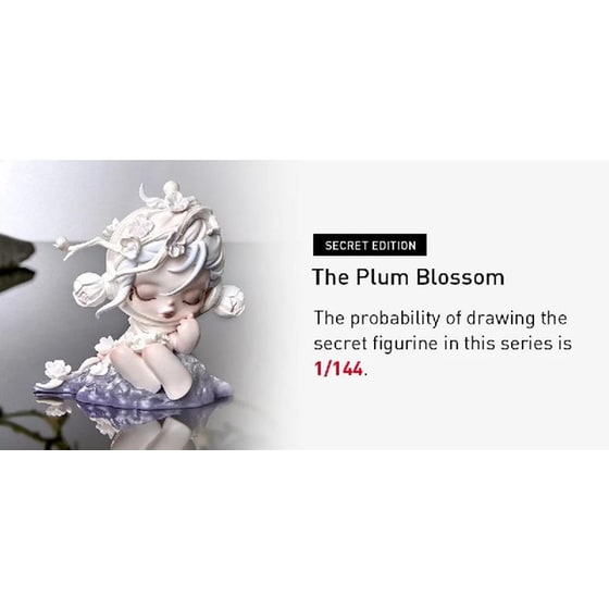 Φιγούρα Pop Mart Skullpanda The Ink Plum Blossom Series Blind Box image 1