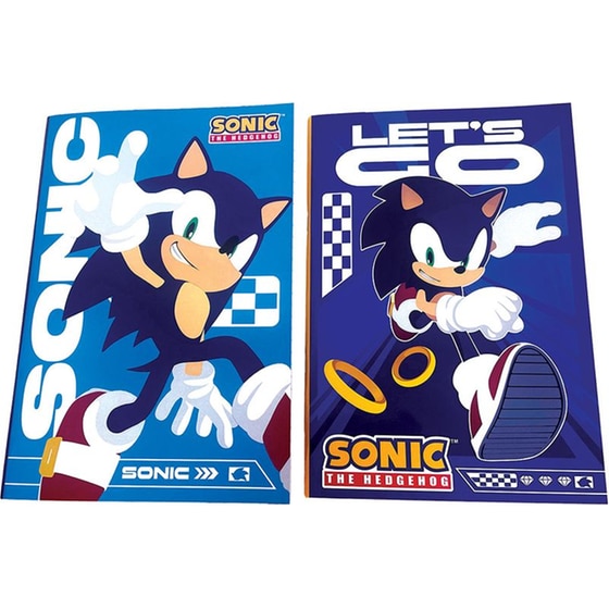 Τετράδιο Καρφίτσα Gim 40Φ. Sonic Classic image 0