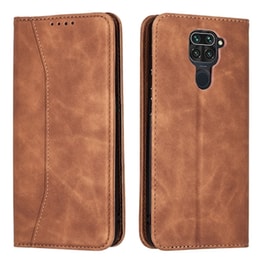 Θήκη Bodycell Pu Leather Book Xiaomi Redmi Note 9 - Brown