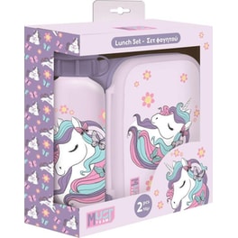 Σετ Φαγητού Must Φαγητοδοχείο 800ml με Παγούρι 500ml Lovely Unicorn