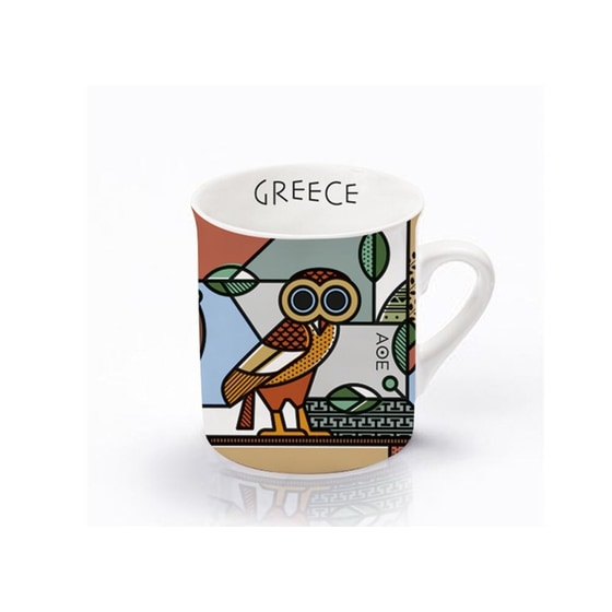 Κούπα Espresso Ancient Greece Parthenon Owl image 0