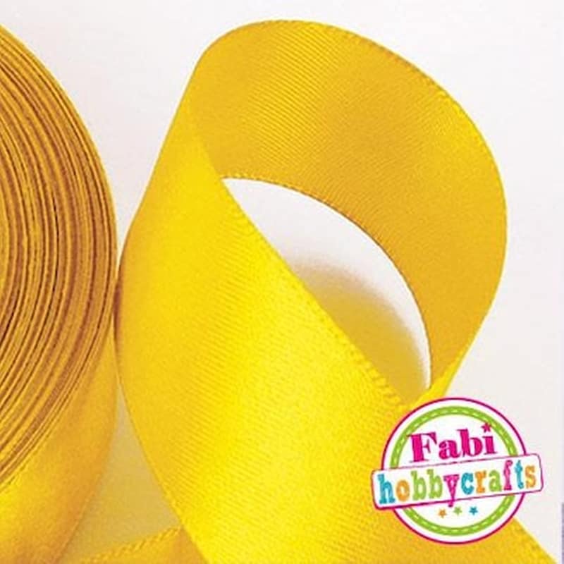 Fabi Κορδελα Σατεν 15mm X 50y Κιτρινο