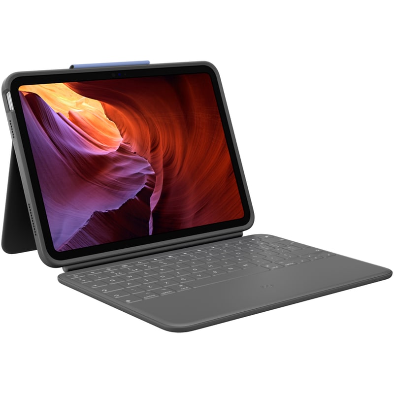 LOGITECH Logitech Rugged Folio Πληκτρολόγιο για iPad 10.9 10th Gen - Γραφίτης