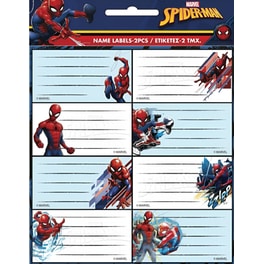 Αυτοκόλλητες Ετικέτες Gim Spider-Man (2 Φύλλα - 16 Τεμάχια)