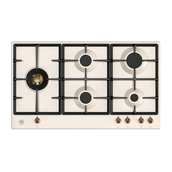 BERTAZZONI P905LHERAC 90 cm Μπεζ Εστία Αερίου Αυτόνομη image 1