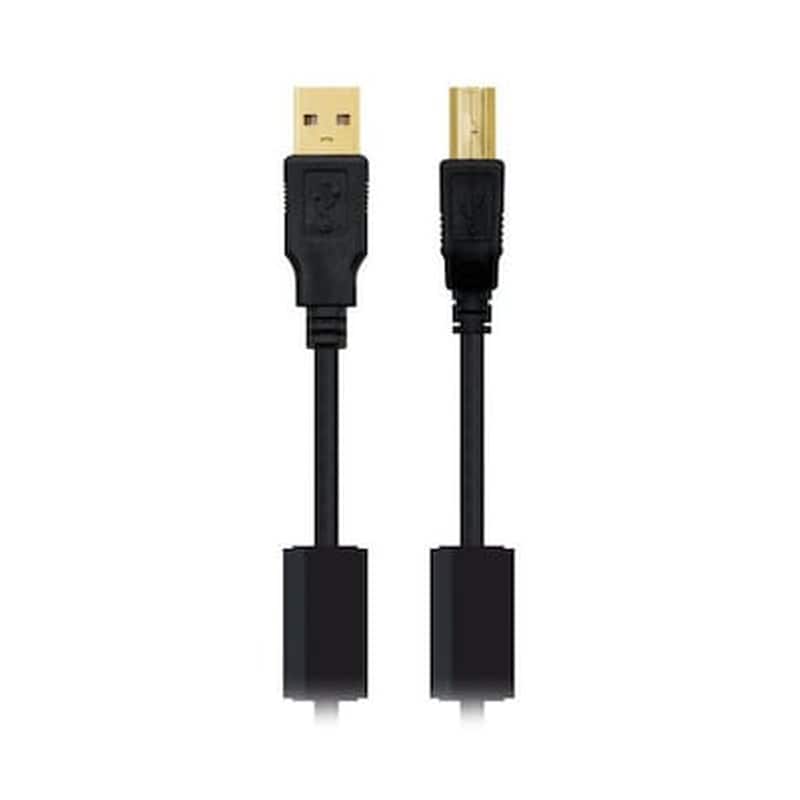 NANOCABLE Καλώδιο Usb 2.0 A Σε Usb B Nanocable 10.01.120 Μαύρο 3 M Nanocable