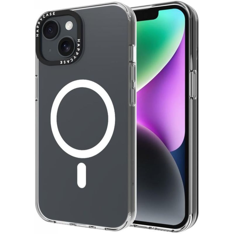 Θήκη Apple iPhone 14/iPhone 13 - HappyCase Joy με Magsafe - Crystal Clear