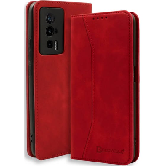 Θήκη Πορτοφόλι Xiaomi Poco F5 Pro - Bodycell - Κόκκινο image 0