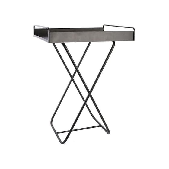 Τραπεζάκι Σαλονιού Aria Trade από Μέταλλο 44x34x61cm - Μαύρο image 4