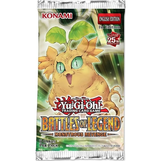 Yu-gi-oh! Battles Of Legend: Monstrous Revenge Booster Display Card Game (Konami) - 24 Φακελάκια image 2