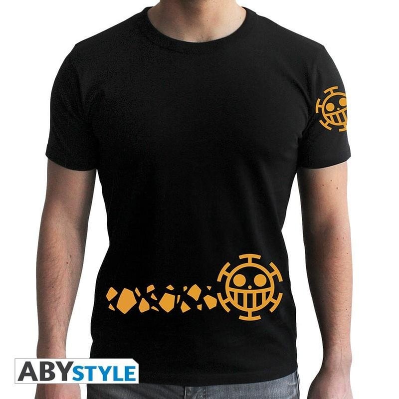 ABYSTYLE T-shirt Abystyle One Piece Trafalgar New World - Μαύρο