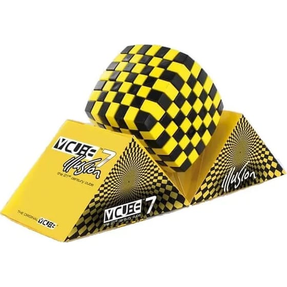 Γρίφος V-Cube 7 Illusion Yellow Black (V7YB) image 0
