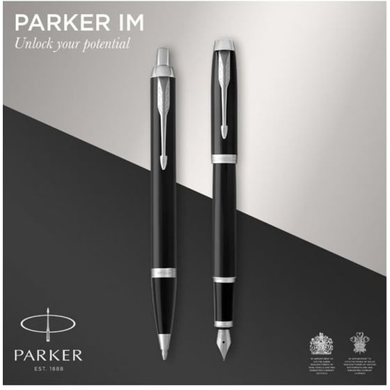 Σετ Στυλό Διαρκείας Parker I.M. Duo Black CT image 4