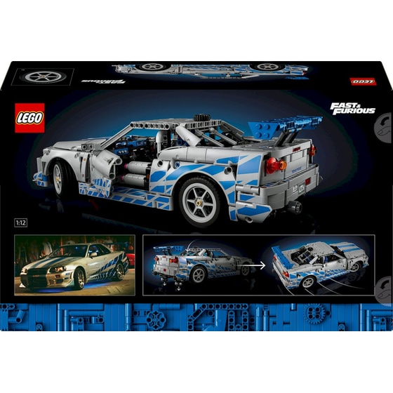 LEGO® Technic 2 Fast 2 Furious Nissan Skyline GT-R (R34) Car (42210) image 3