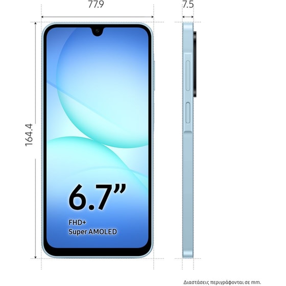 Samsung Galaxy A17 128GB - Light Blue image 2