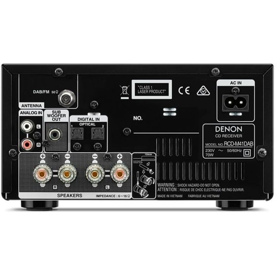 Denon RCD-M41DAB - Ασημί image 2