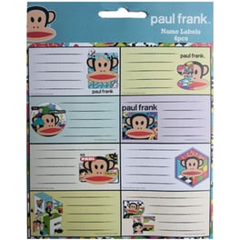 Αυτοκόλλητες Ετικέτες Back me up Paul Frank (4 Φύλλα - 8 Τεμάχια)