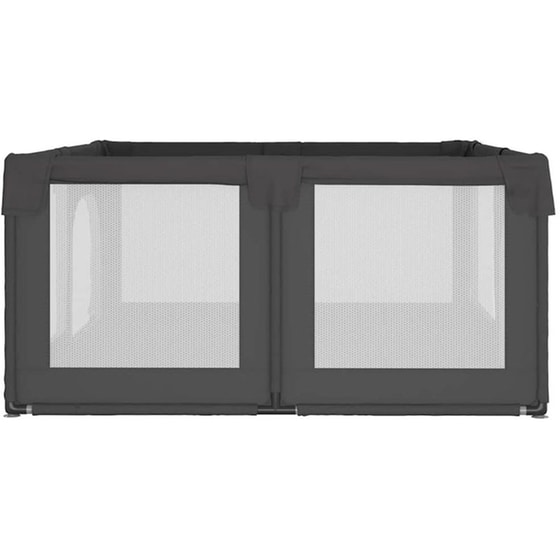 Παρκοκρέβατο VidaXL Σκούρο Γκρι image 3