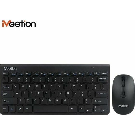 Meetion MT-MINI4000 Ασύρματο Σετ Πληκτρολόγιο & Ποντίκι Μαύρο US image 0
