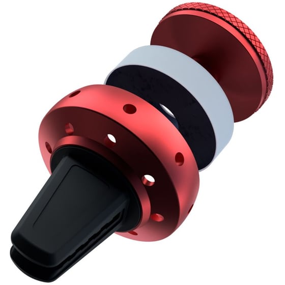 Βάση Στήριξης Tellur Freshdot Car Phone Holder Magnetic & Αρωματικό Αυτοκινήτου - Κόκκινο/Bubble Gum image 2