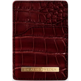 Θήκη Καρτών Apple Universal - Ideal Of Sweden Magnetic Card Holder - Claret Croco