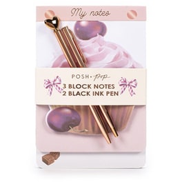 Σετ Αυτοκόλλητες Σημειώσεις Posh+Pop Candy Rose Gold