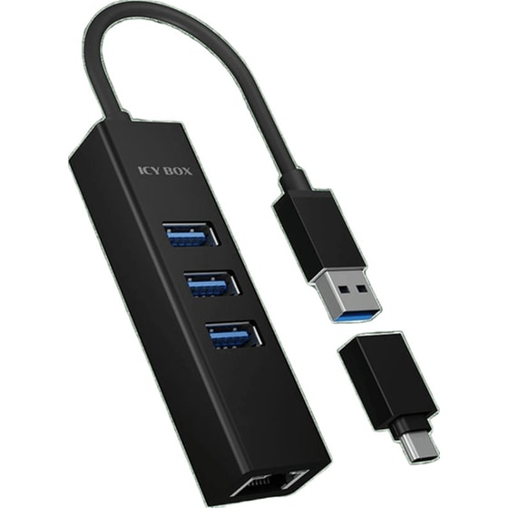 HUB USB ICY BOX IB-HUB1419-LAN image 0