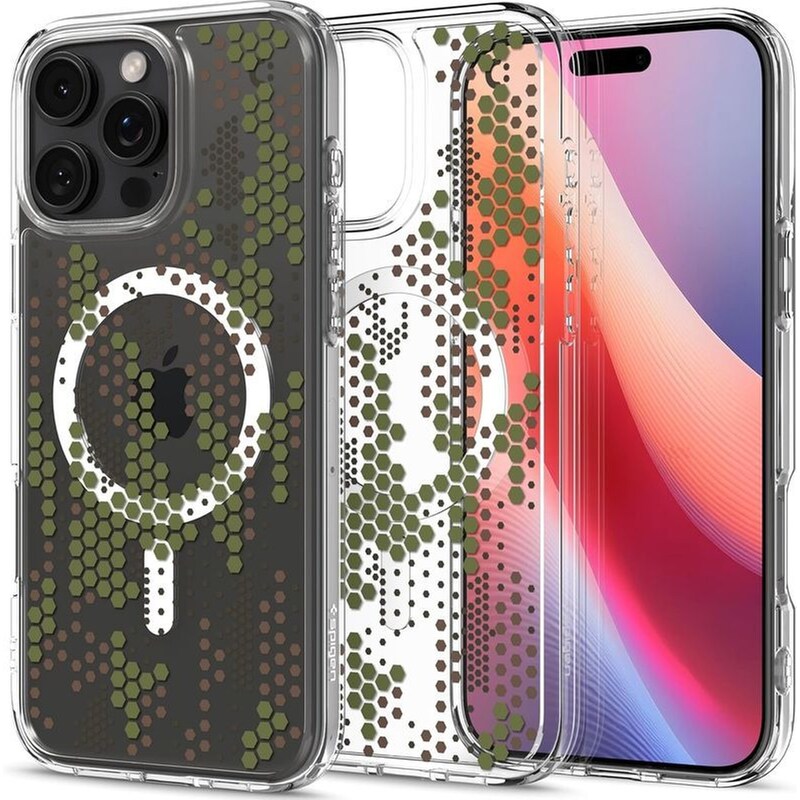 Θήκη Apple iPhone 16 Pro Max - Spigen Ultra Hybrid MagFit με MagSafe - Digital Camo