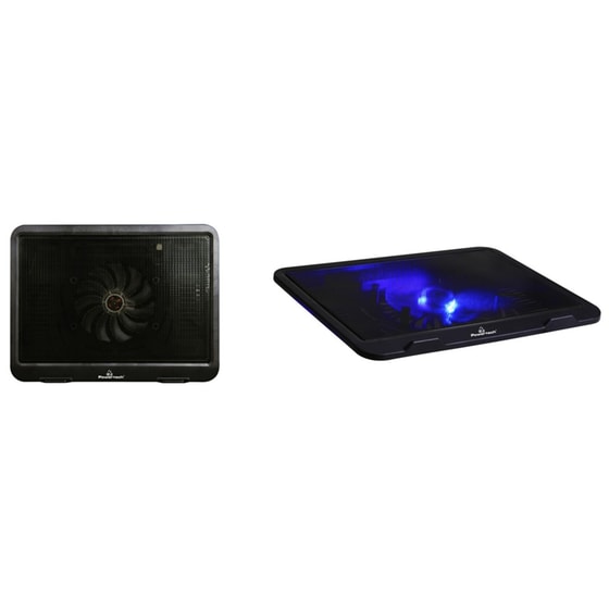 Powertech Βάση And Ψύξη Laptop Pt-740 Έως 15.6'', 125mm Fan, Led, Μαύρο image 2