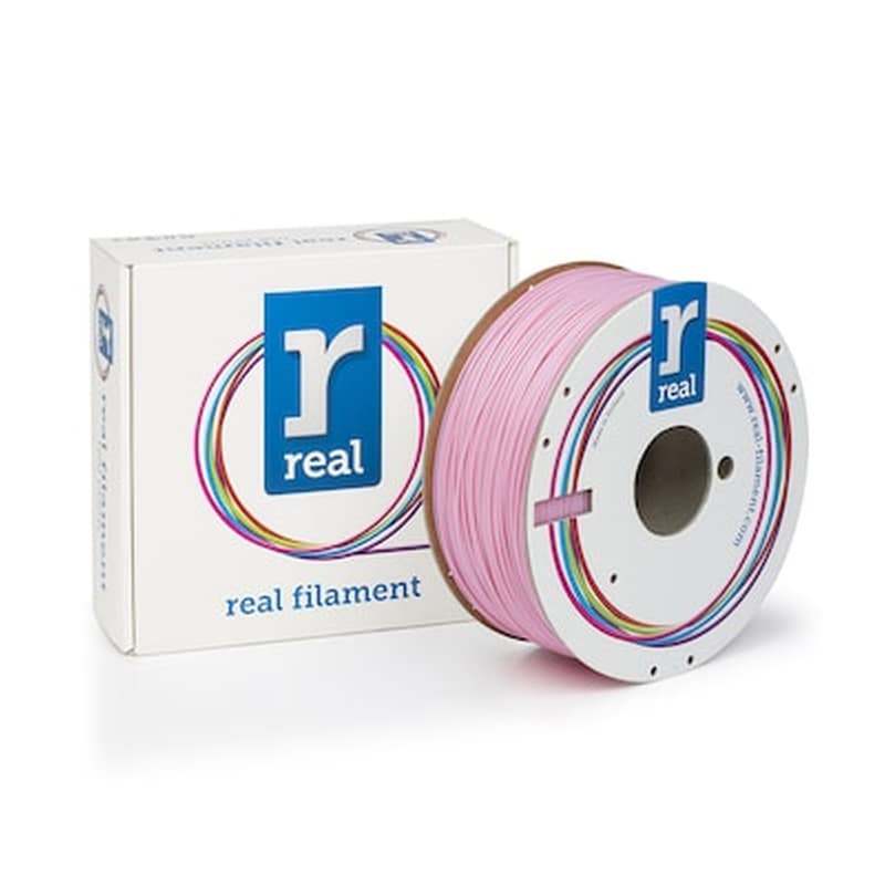 REAL FILAMENTS Real Abs 3d Printer Filament - Pink - Spool Of 1kg - 1.75mm (refabspink1000mm175)