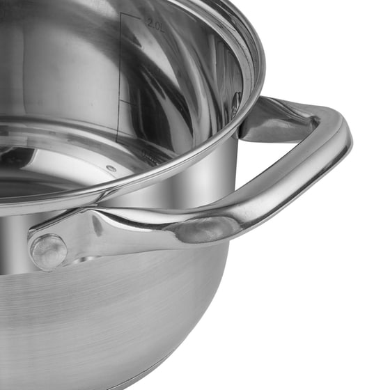 Κατσαρολάκι Ρηχό RESTO 92002 Casserole από Ανοξείδωτο Ατσάλι 18 cm 2.6 L Inox image 8