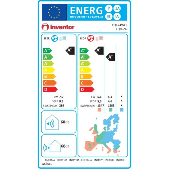 INVENTOR ECON IQ Κλιματιστικό Inverter 24.000 BTU A+++/A+++ image 11