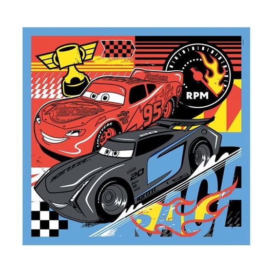 Παιδικό Παζλ Clementoni Super Color Disney Cars Glow Racers (3x48 Κομμάτια) image 4