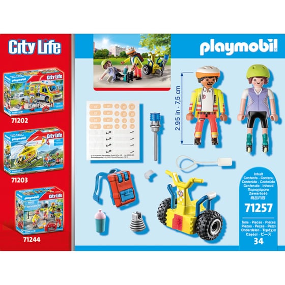 PLAYMOBIL® City Life Starter Pack Διάσωση με Self-balance (71257) image 2