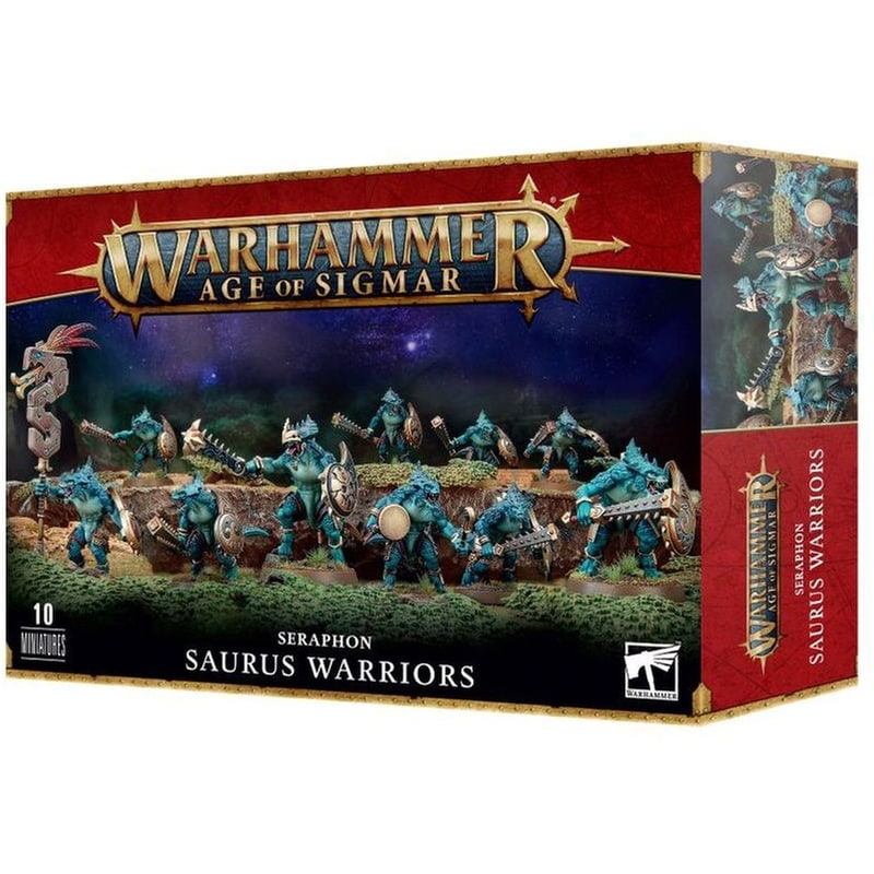 GAMES WORKSHOP Seraphon: Saurus Warriors Warhammer: Age of Sigmar GAMES WORKSHOP