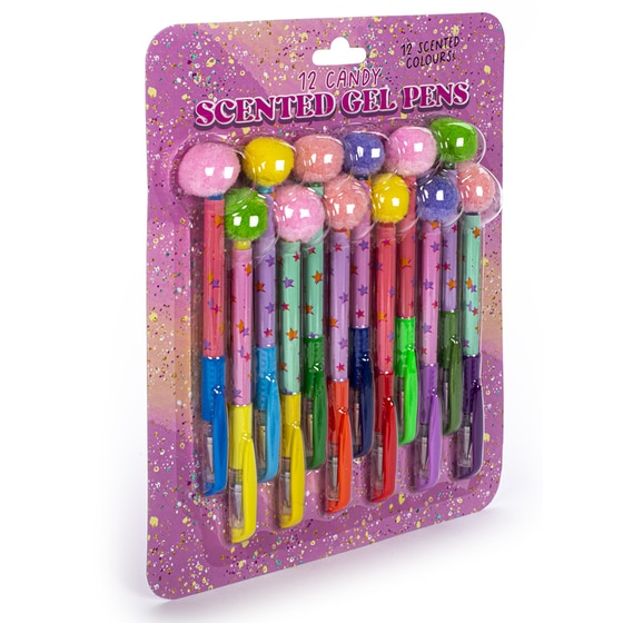 Στυλό Gel Tri-Coastal Design Tcd Made for kids Candy Scented Pom-Pom (12 Τεμάχια) image 1