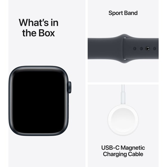 Apple Watch SE GPS + Cellular 44mm Midnight Aluminum Case with Midnight Sport Band - M/L image 6