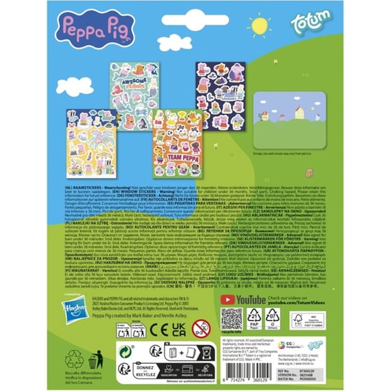 Αυτοκόλλητα Totum Peppa Pig Window Set image 2