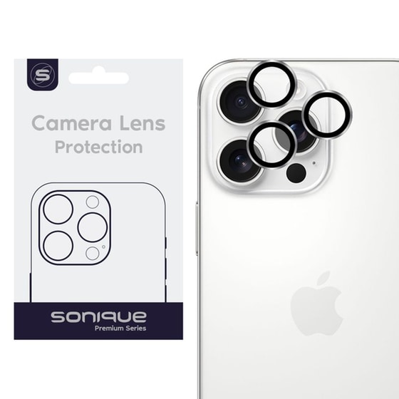 Camera Protection Sonique Lens Pro Apple Iphone 16 Pro / Iphone 16 Pro Max Silver image 0