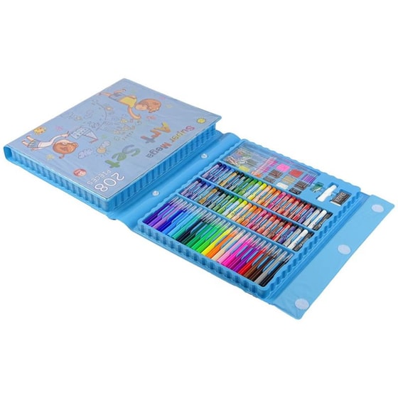 Σετ Ζωγραφικής Aria&nbsp;Trade Βαλιτσάκι&nbsp;Μεταφοράς (208 Τεμάχια) image 1