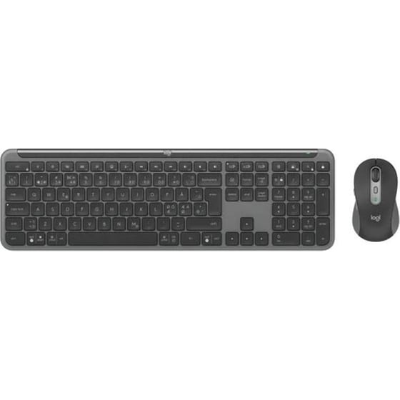 Logitech MK950 Signature Slim Silent Ασύρματο Σετ Πληκτρολόγιο & Ποντίκι (US) - Graphite image 0