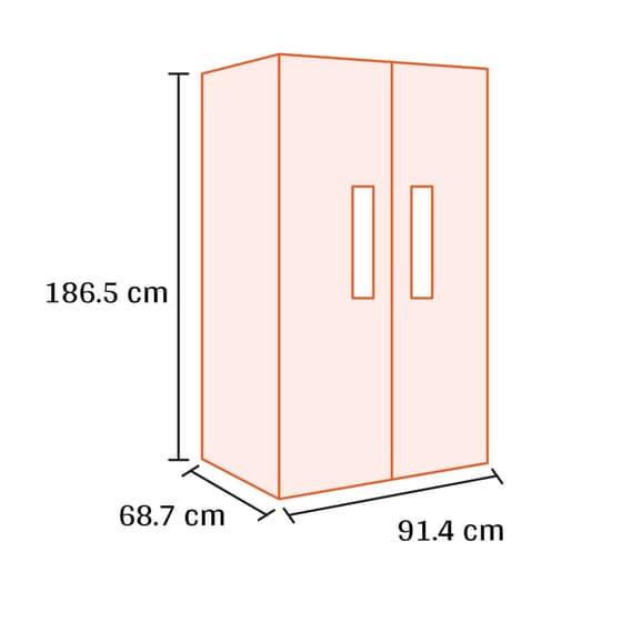 LG GMV960NNME MoodUP Total No Frost 617 Lt Λευκό Μπεζ Ψυγείο Ντουλάπα image 1